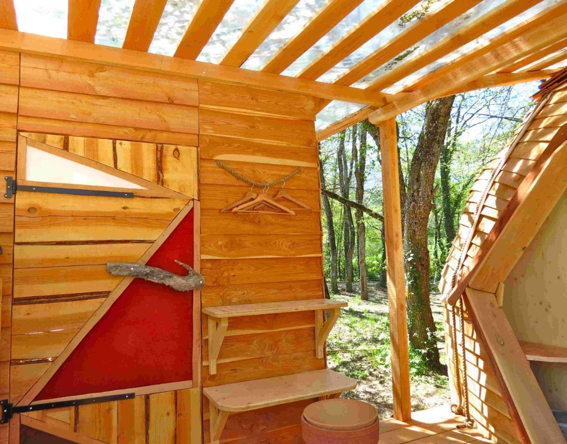 Habitat Createur - Hebergements Insolites Au Camping Municipal "Les Ecureuils" Recoubeau-Jansac Eksteriør bilde