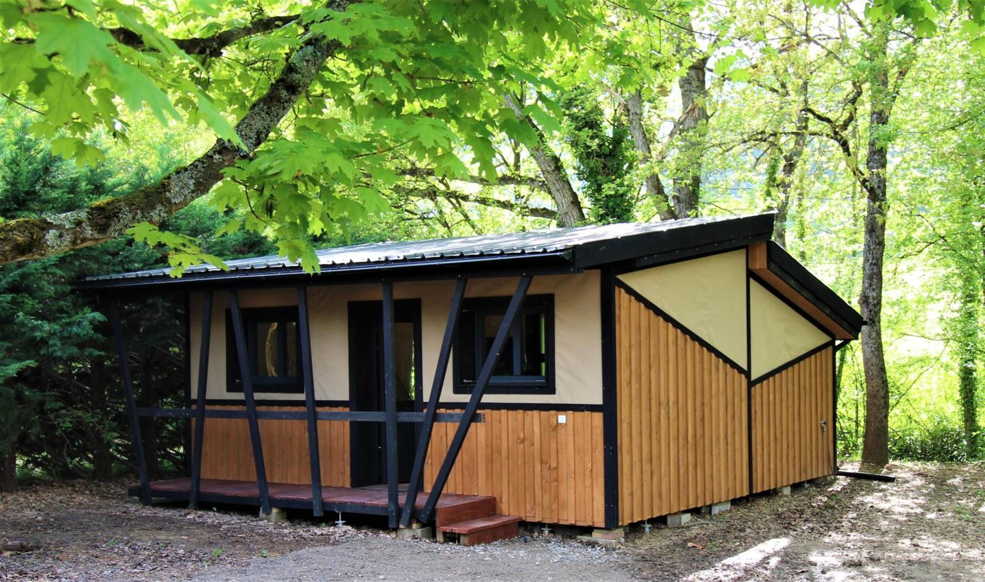 Habitat Createur - Hebergements Insolites Au Camping Municipal "Les Ecureuils" Recoubeau-Jansac Eksteriør bilde